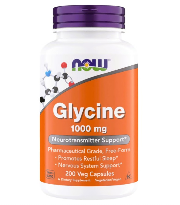 გლიცინი 1000 mg 200 კაფსულა (Now Foods)